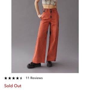 BDG The A-Wide Jean - Orange Ombre